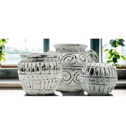 Greek Clay Pot Design Terracotta Vases Contemporary Neutral Colours Home Decor - thumbnail 1