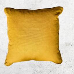 Mustard & Monochrome Print Cushion Cover African, 45x45 cm - thumbnail 3