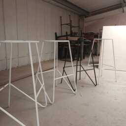 Stool Base/Bar Bases Fabricated Stools Industrial Hairpin Metal Barstool. /Metal - thumbnail 3