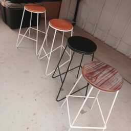 Stool Base/Bar Bases Fabricated Stools Industrial Hairpin Metal Barstool. /Metal - thumbnail 4