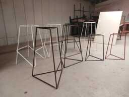 Stool Base/Bar Bases Fabricated Stools Industrial Hairpin Metal Barstool. /Metal