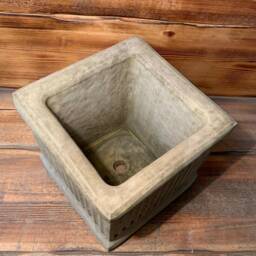 stone Garden Large Brick Georgian Square Plant Pot Planter Ornament - thumbnail 4
