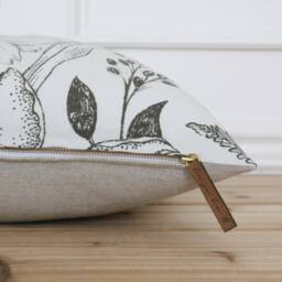 Floral Pillow Cover Decorative Throw Botanical Farmhouse Cushion 20 X 16 26 -- Grace - thumbnail 2