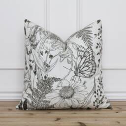 Floral Pillow Cover Decorative Throw Botanical Farmhouse Cushion 20 X 16 26 -- Grace - thumbnail 1