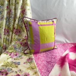 Designers Guild Silk Velvet Pillow Cover Lilac Purple Floral, 16 - thumbnail 4