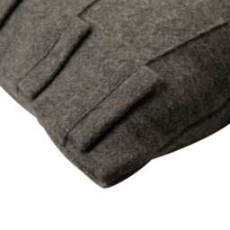 "Euro Pillow Sham Ash Gray Decorative 24""x24""/26""x26" - thumbnail 2