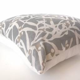 Greige Botanical Pillow Cover - thumbnail 4