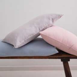 Natural Linen Pillow Cover Softened Decorative Cushion Case - thumbnail 4