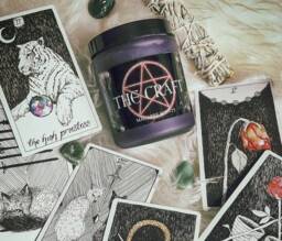 The Craft - 9 Ounce Soy Wax Glass Jar Candle We Are The Weirdos - thumbnail 1