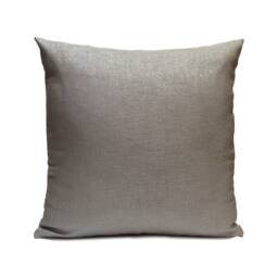 Silver Pillow, Throw Pillow Cover, Decorative Cushion Pillowcase, Accent Toss Linen Blend, Sparkly Gift - thumbnail 1