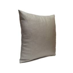 Silver Pillow, Throw Pillow Cover, Decorative Cushion Pillowcase, Accent Toss Linen Blend, Sparkly Gift - thumbnail 2