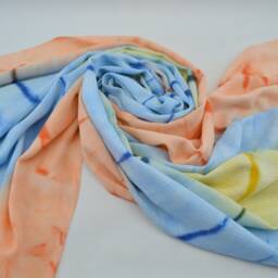 Turkish Towel, Dye Beach Towel, Colorful Towel, Handmade Towel, Batik Towel, Turkish Peshtemal, 38''x65 - thumbnail 4