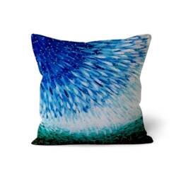Zebra Cushion Cover, Navy Blue Modern Pillow Case, Colourful Living Room Decoration, Floral Home Decor, Bedroom Throw Top - thumbnail 3