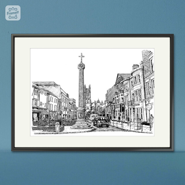 Limited Edition Signed Art Print - Churchgate, Bolton - image 1