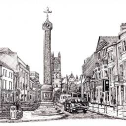 Limited Edition Signed Art Print - Churchgate, Bolton - thumbnail 2