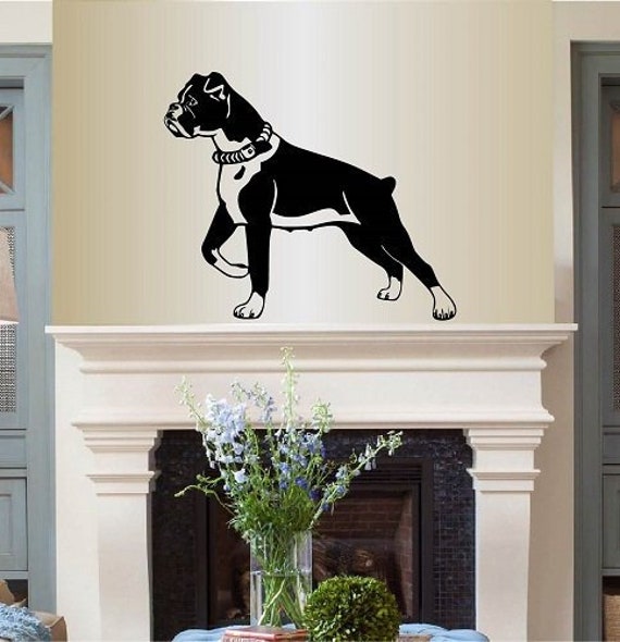 In-Style Decals Wall Vinyl Decal Home Decor Art Sticker Boxer Breed Dog Pet Animal Kids Room Shop Removable Mural Design 303 - image 1