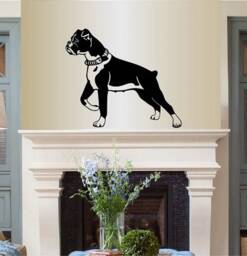 In-Style Decals Wall Vinyl Decal Home Decor Art Sticker Boxer Breed Dog Pet Animal Kids Room Shop Removable Mural Design 303 - thumbnail 1