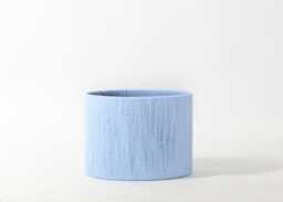 Woven Drum Lampshade Recycled Cotton, Handstrung Shade - 12x9