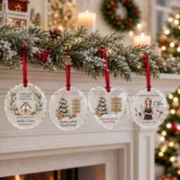 Code - Create Inspire Christmas Glass Ornament, Custom Developer Keepsake With Laptop, Symbols, Cloud Icons & Tech Details - thumbnail 4