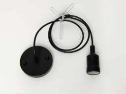 Pendant Light Cable Set - Natural Wood, White, Black, Hardwired Canopy Or Plug-In - thumbnail 1