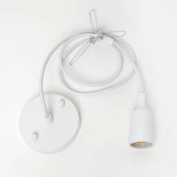 Pendant Light Cable Set - Natural Wood, White, Black, Hardwired Canopy Or Plug-In - thumbnail 2