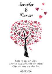 Wedding Candle Tree Of Hearts - thumbnail 2