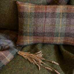 "Harris Tweed Oakwoods Tartan - 50x30cm/20""x12" - thumbnail 3