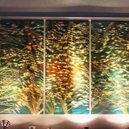 Metal Abstract Wall Art, Modern 3D Sculpture, Indoor Outdoor Decor - thumbnail 2
