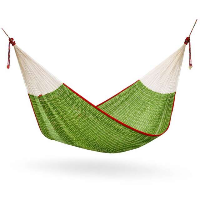 Nopales Hammock Made With Thick Nylon Thread - Traditional Mayan Hammocks Customs Taxes Included - image 1
