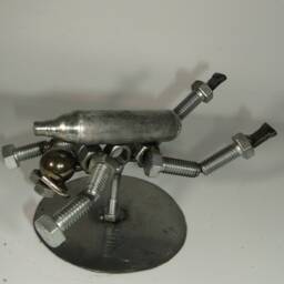 Scuba Diver, Metal Bolt Figurine, Water Sports - thumbnail 3