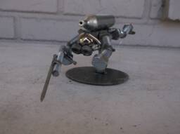 Scuba Diver, Metal Bolt Figurine, Water Sports - thumbnail 1