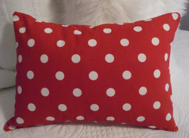Red.chevron. Polka Dots.holiday Pillow Cover.pillow Cover.red, White.holiday Decor.nursery.slipcovers.home Decor - image 1