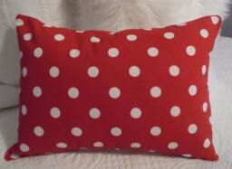 Red.chevron. Polka Dots.holiday Pillow Cover.pillow Cover.red, White.holiday Decor.nursery.slipcovers.home Decor - thumbnail 1