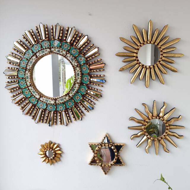 "Peruvian Mirrors ""Turquoise Stellar Collection" - image 1