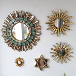 "Peruvian Mirrors ""Turquoise Stellar Collection" - thumbnail 3