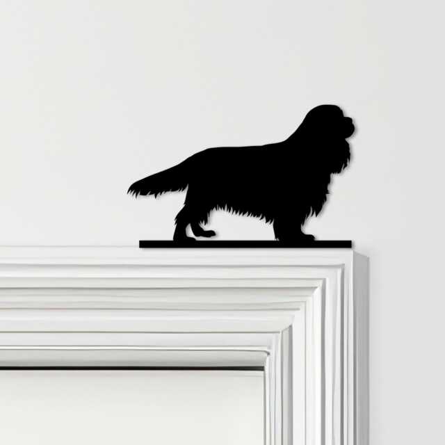 Door Topper Cavalier King Charles Spaniel Dog Various Colours Decorative Sign - Novelty Wall Decor, Frame Art, Art - image 1