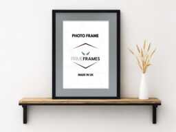 Black Picture Frame Photo Poster With Mounts A4 Certificate Frames Landscape Portrait Wall Art Home Decor Birthday Gifts Wedding - thumbnail 1