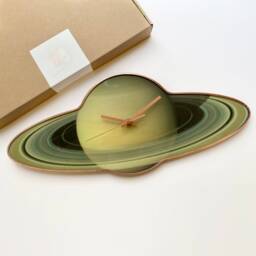 Saturn Wall Clock Astrology Space Decor, Astronomy Gift