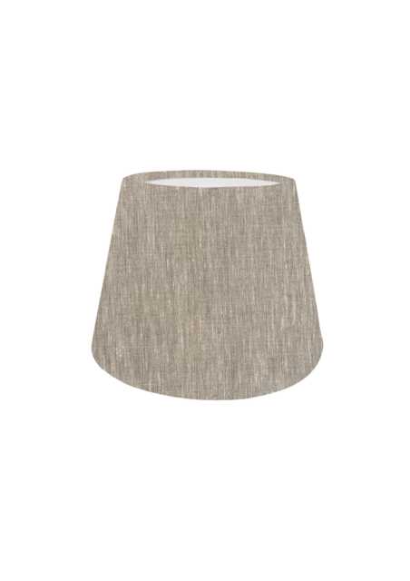 Handmade Natural Linen Empire Lampshade, Beige Cream Light Shade - image 1