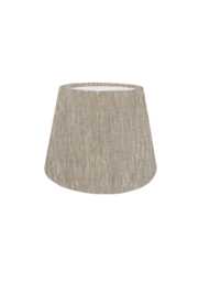Handmade Natural Linen Empire Lampshade, Beige Cream Light Shade