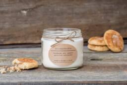 Snickerdoodle Scented Soy Candle, Cookie Holiday Christmas Decor, Wax Candles, Cookies - thumbnail 1