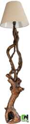 Handmade Driftwood Floor Lamp - thumbnail 2