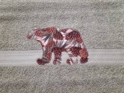 Applique Embellished Hand Towels - thumbnail 1