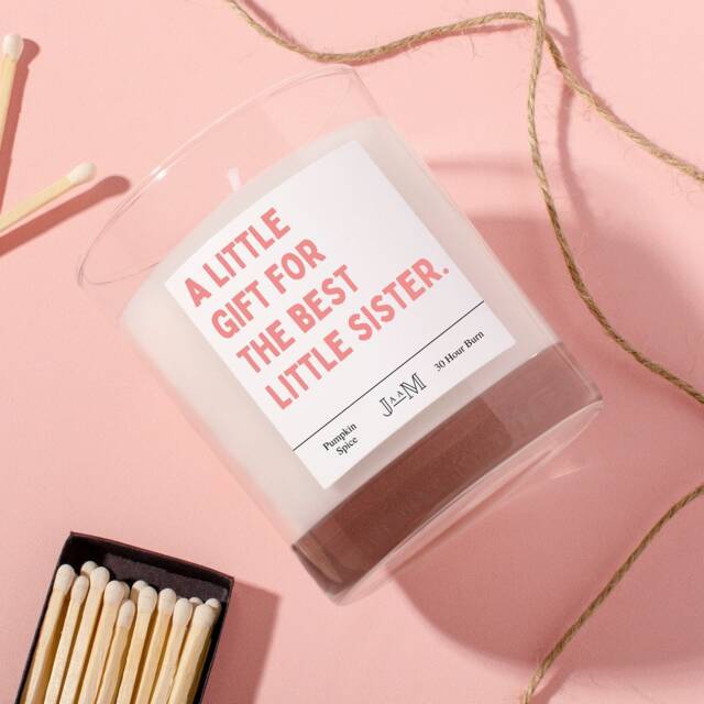Little Sister Gift. Candle. Gift For Sister. Her. Lil - image 1