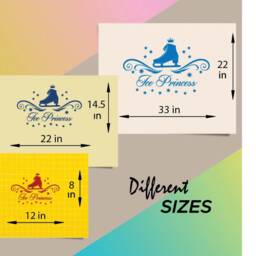 In-Style Decals Wall Vinyl Decal Home Decor Art Sticker Ice Princess Skate Stars Figure Skating Girl Nursery Removable Mural Design 2030 - thumbnail 3