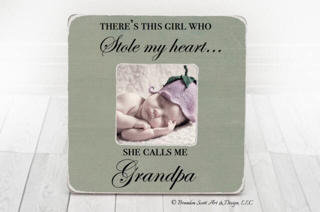 Personalized Grandpa Picture Frame Gift For Grandfather, Grandpa Gift, Papa Grandfather Frame - image 1