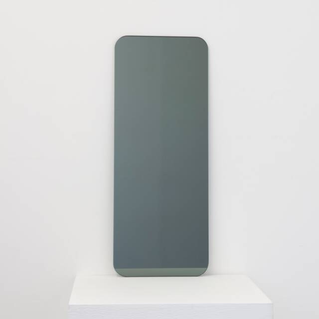 Quadris??? Rectangular Black Tinted Frameless Contemporary Mirror, Xl - image 1