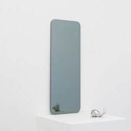Quadris??? Rectangular Black Tinted Frameless Contemporary Mirror, Xl - thumbnail 2