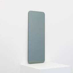 Quadris??? Rectangular Black Tinted Frameless Contemporary Mirror, Xl - thumbnail 3