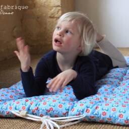 Fleece Floor Futon/Nomadic Oekotex Cotton - thumbnail 4